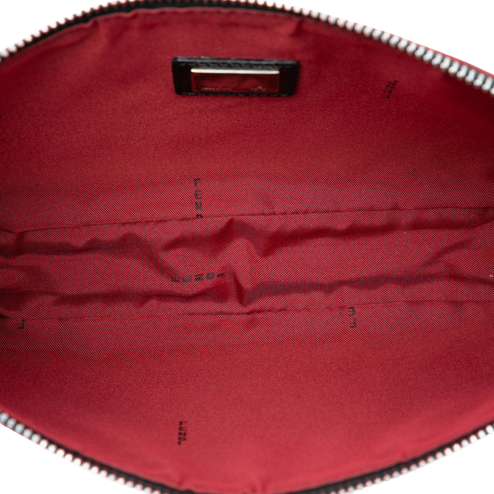 Pre-Loved Fendi Zucchino Canvas Pochette - Picture 4 of 6